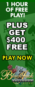 1 Hour of Free Play at Blackjack Ballroom